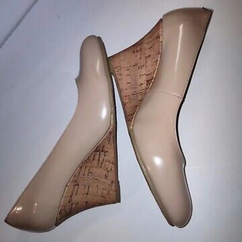 Rialto Celina Wedge Nude-color women shoes sz 11 new without box
